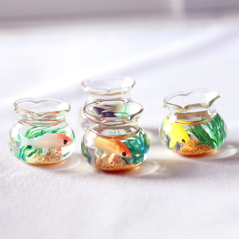 Aquarium Marine Fish - Wohnaccessoire Puppenhaus Dekorative Spielzeuge Puppen-Aquarium Puppenhaus