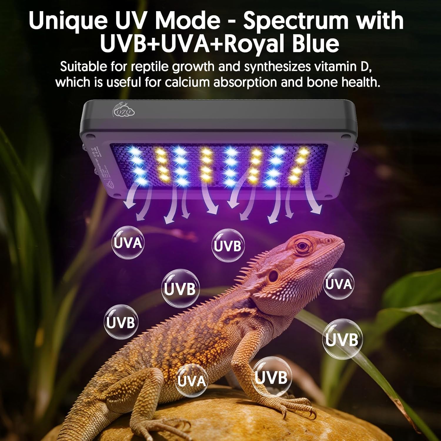 24 W LED UVA UVB Reptilienlamp – Marine Aquarium Led Lights Bewertung und Preis