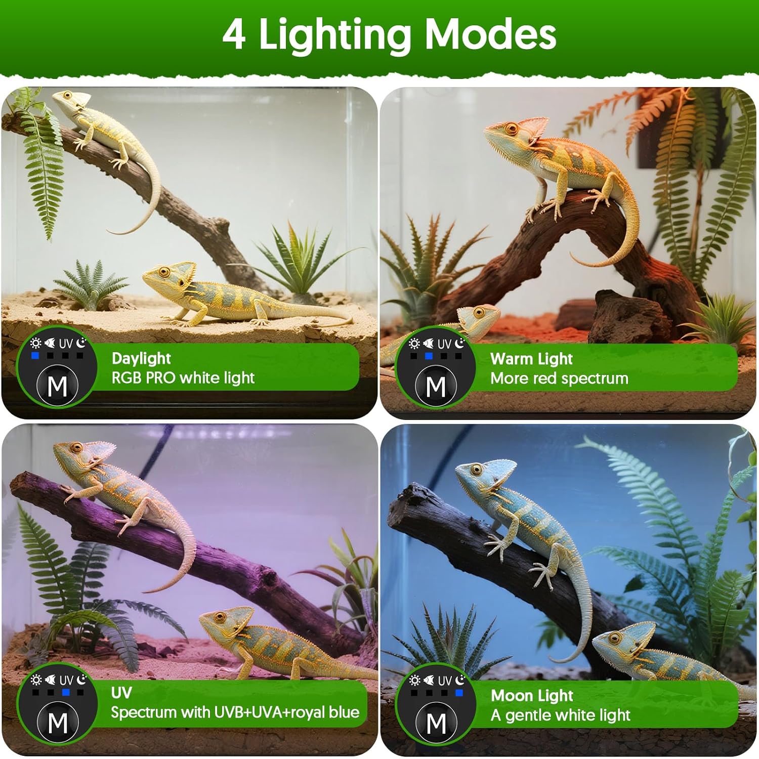 24 W LED UVA UVB Reptilienlamp – Marine Aquarium Led Lights Bewertung und Preis